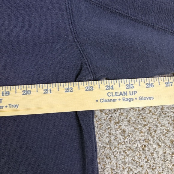 NFL Chicago Bears Navy Blue Logo Pullover Hoodie Mens XL - Picture 12 of 12